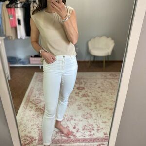Denim white jeans new